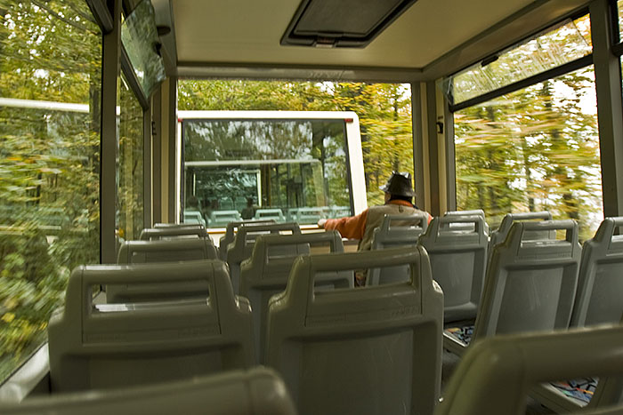 Fahrt mit dem Unimog-Bus