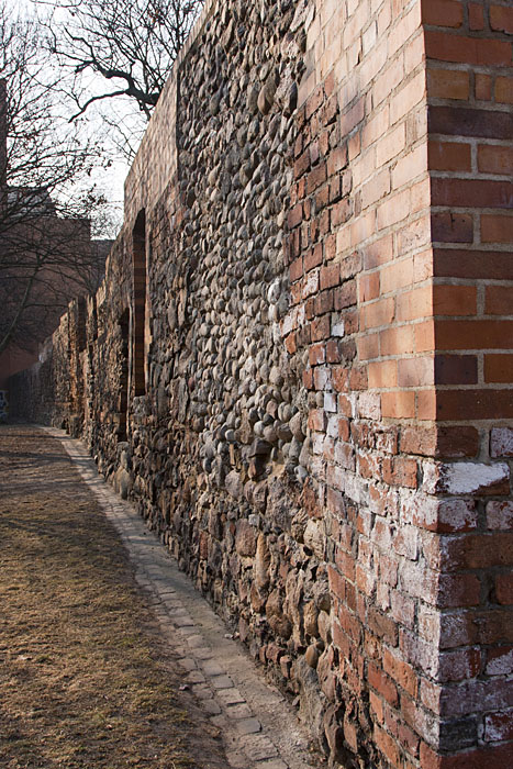 Ein Stück alte Stadtmauer
