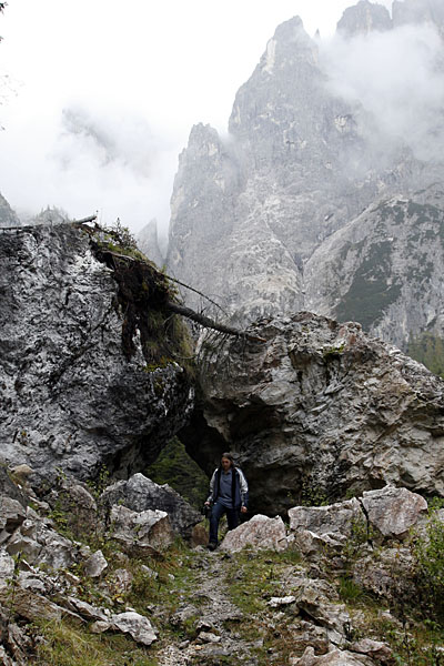 Auf dem Weg zum Wasserfall