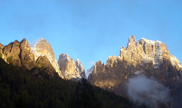 In der Nacht hat es etwas geschneit