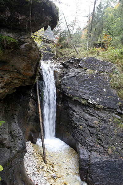 ... zu unserem Wasserfall