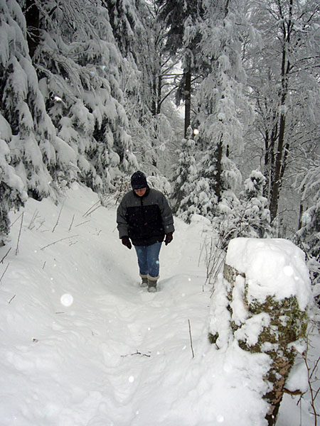 Noch schauen die Stiefel raus ;-)
