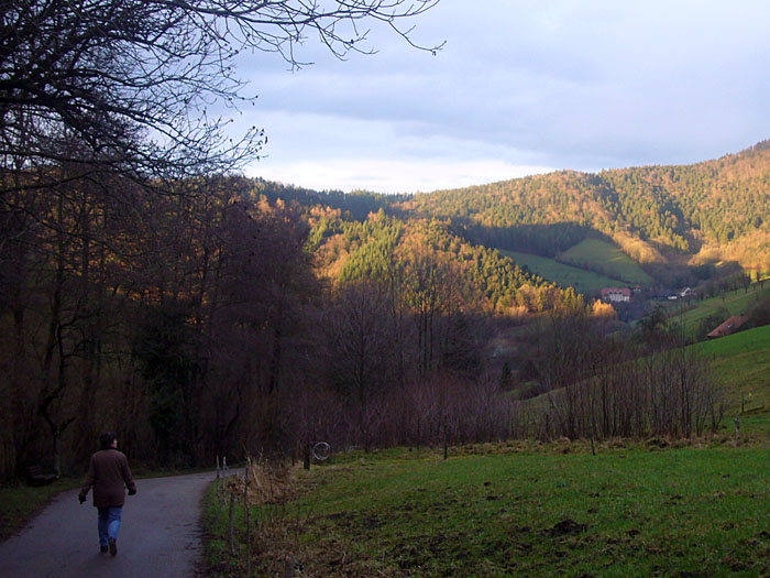 Da hinten ist Sonne, zu spät für uns ...
