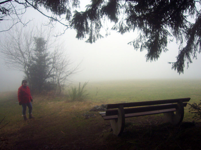 ... nur mit der Aussicht ist heute nichts :-(