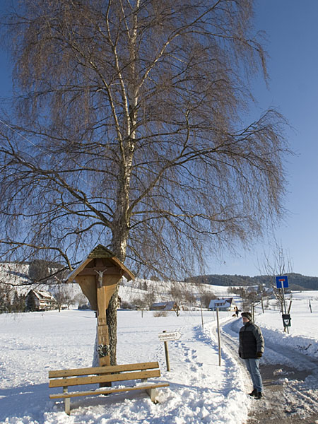 Start im winterlichen St. Peter