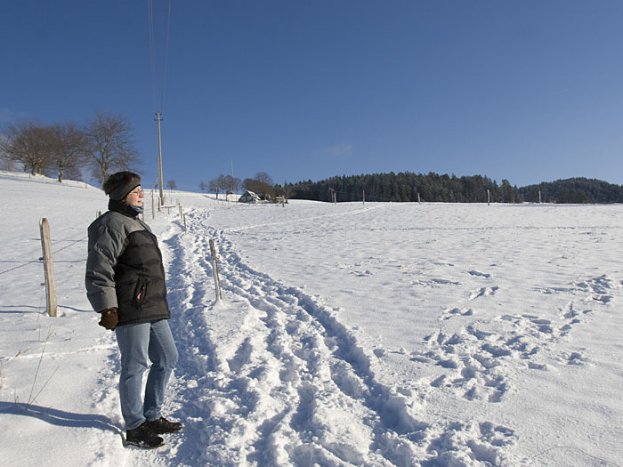 ... aber hier müssen wir eigene Spuren legen