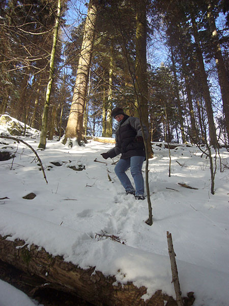 ... aber hier müssen wir fast auf allen Vieren krabbeln ;-)