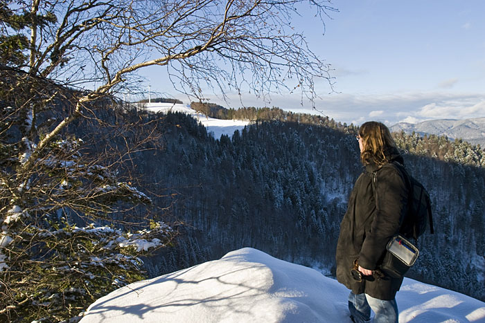 Auf dem Hohwartsfelsen