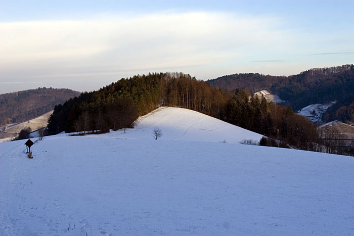 Die Sonne kommt etwas heraus