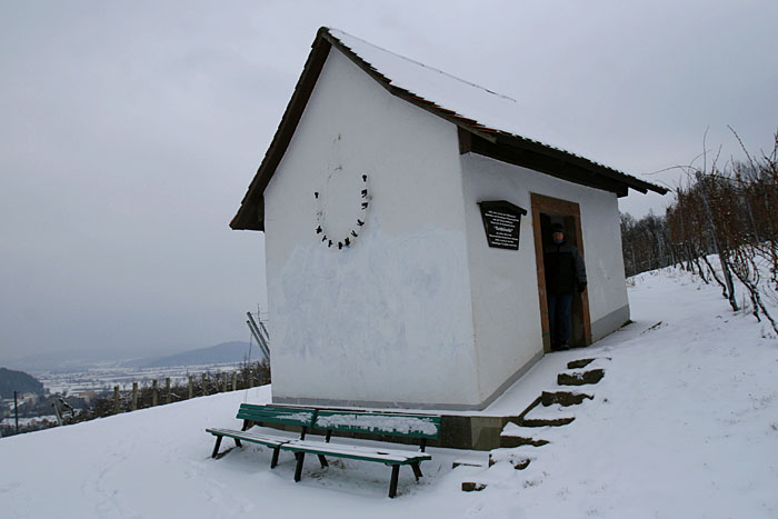 Bei so einem Wetter ist die Sonnenuhr außer Funktion