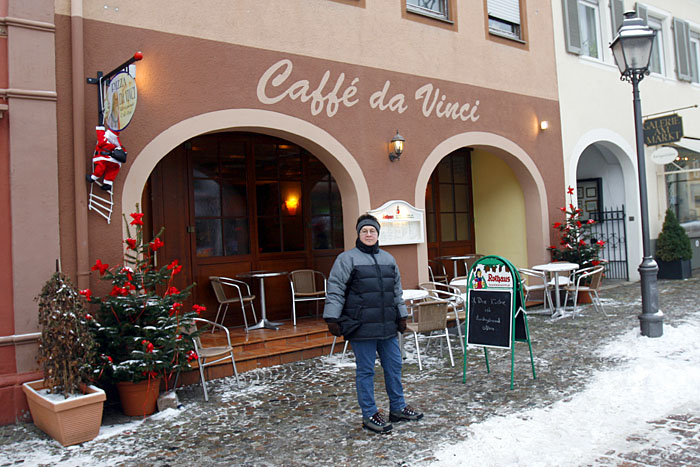 Leckeres Mittagessen im Caffé da Vinci