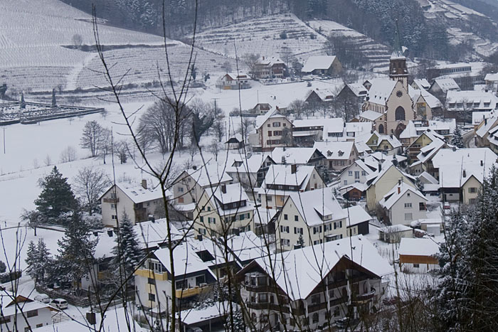 Blick von Wiggisrain auf Glottertal