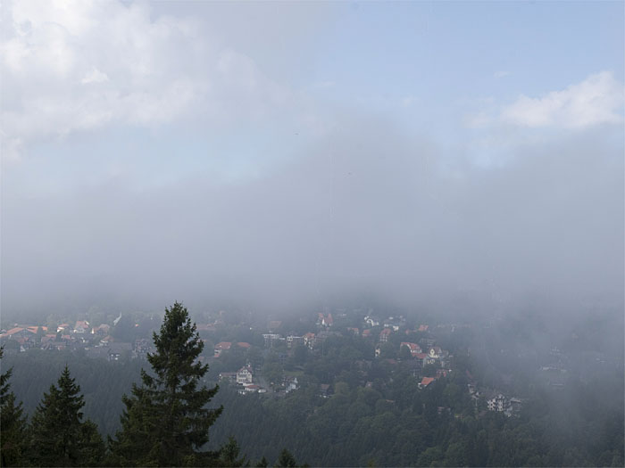 Nebel über dem Tal