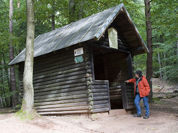 An der "Vier Buchen" Hütte