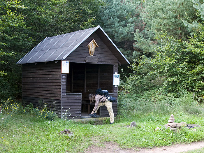 Hütte am Hauensteinblick