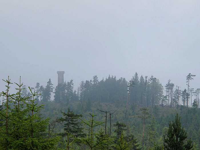 Blick zurück zum Friedrichsturm