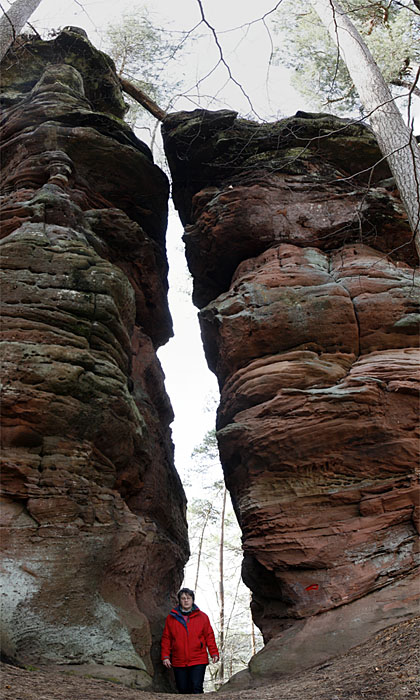 Kaminartiger Durchbruch