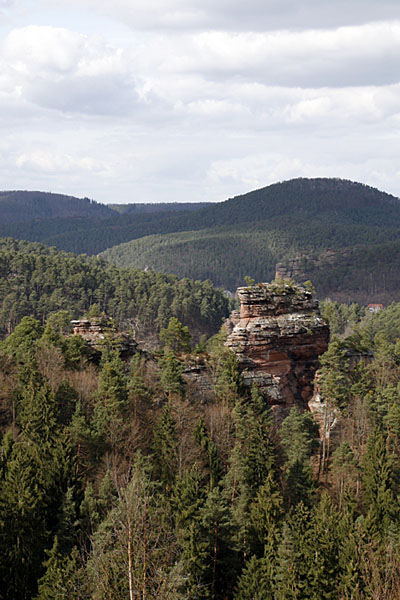 Blick vom Lämmerfelsen nach Norden