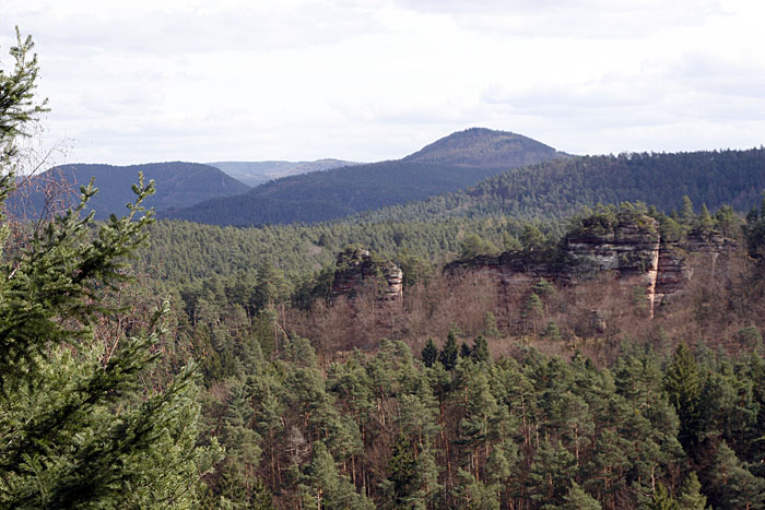 Blick vom Lämmerfelsen nach Süden