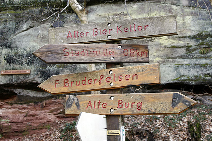 In allen Richtungen gibt es etwas zu sehen