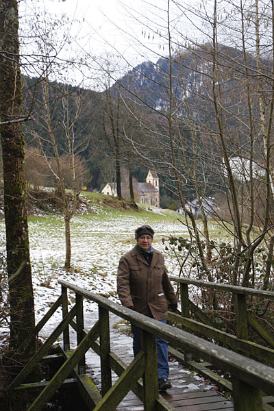 Brücke über den Haslachsimonswald Bach