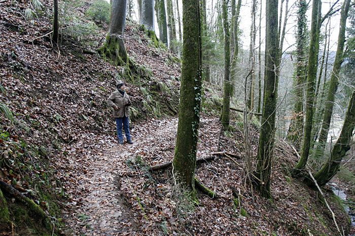 Weiter geht's auf schmalen Pfaden