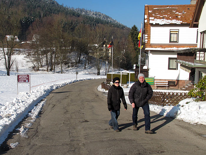 Durch das untere Gaistal geht es steil bergan