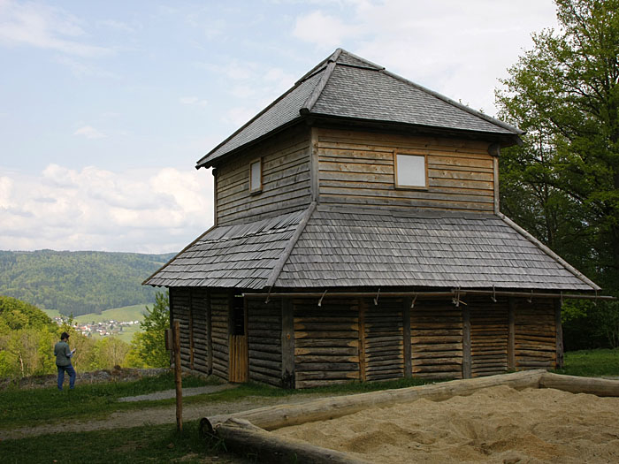 Zeremonienhaus im Keltendorf