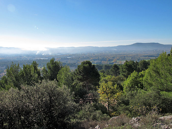 Blick über die Ebene der Durance