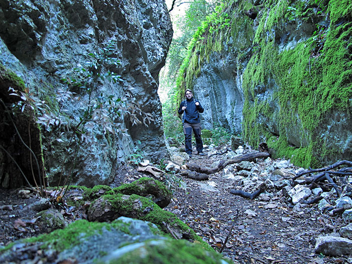 Immer wieder gibt es Engstellen