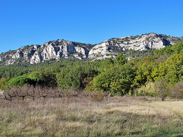 Letzter Blick auf die Berge vor dem Zielpunkt