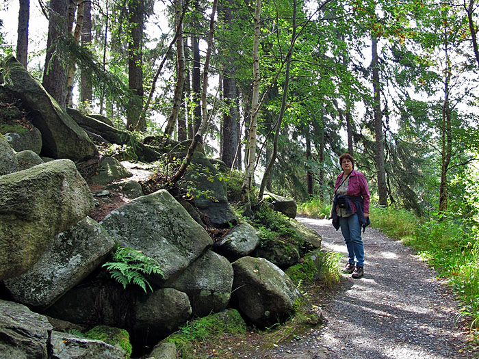 Am Anfang der Wanderung war es noch trocken