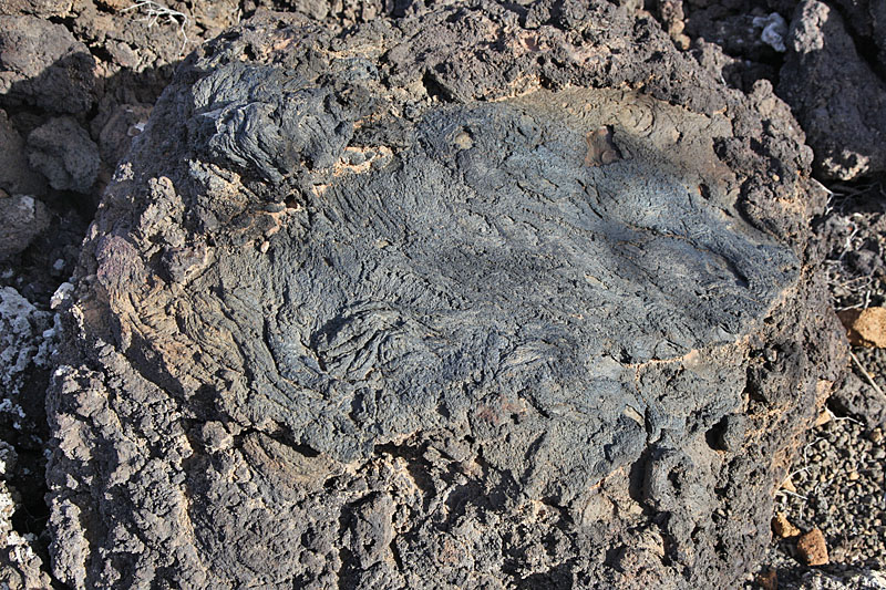 300 Jahre alte Fließspuren der Schmelze