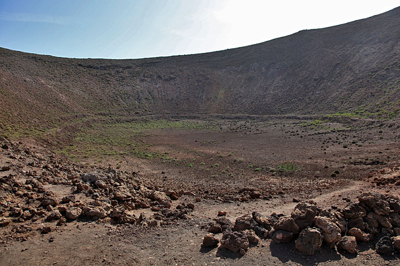 Montana Caldereta, der Krater liegt direkt neben der Caldera Blanca