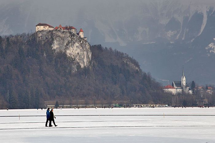 Spaziergang über den See