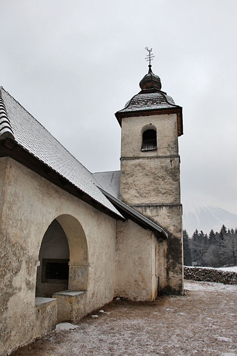 Die Rückseite, leider ist der Zugang verschlossen