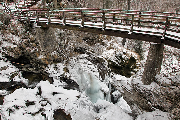 Am Eingang zur Vintgar-Klamm