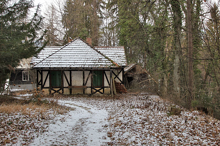 Hexenhäuschen im Wald