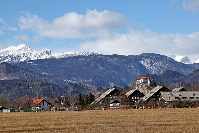 Die Bleder Burg mal von einem anderen Punkt aus gesehen