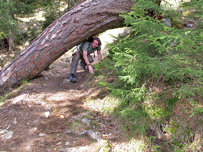 Manchmal ist es etwas beschwerlich ;-)