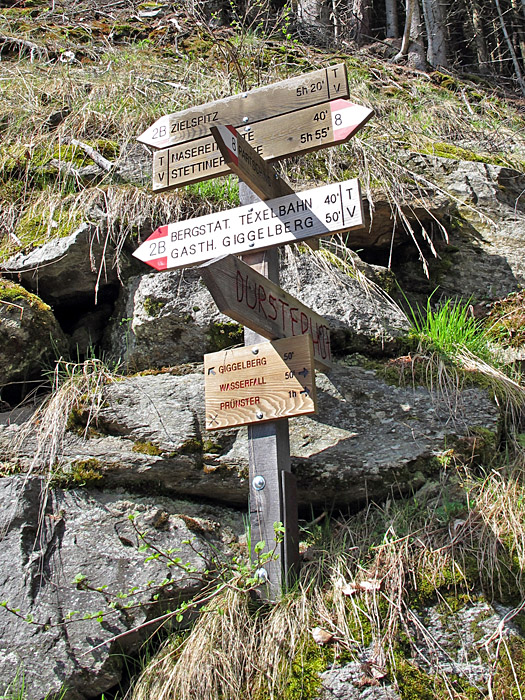 Überallhin kann man hier abbiegen