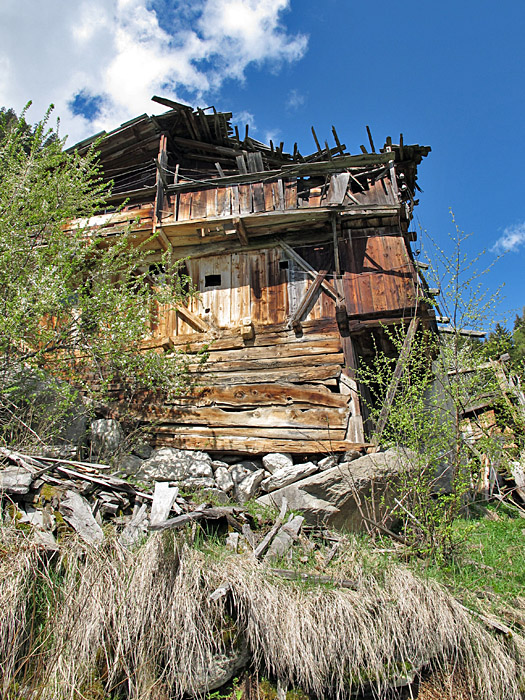 Verfallene Hütte, schade drum