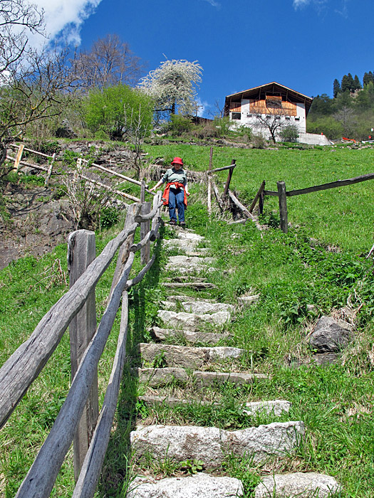 Kraftraubende Treppen