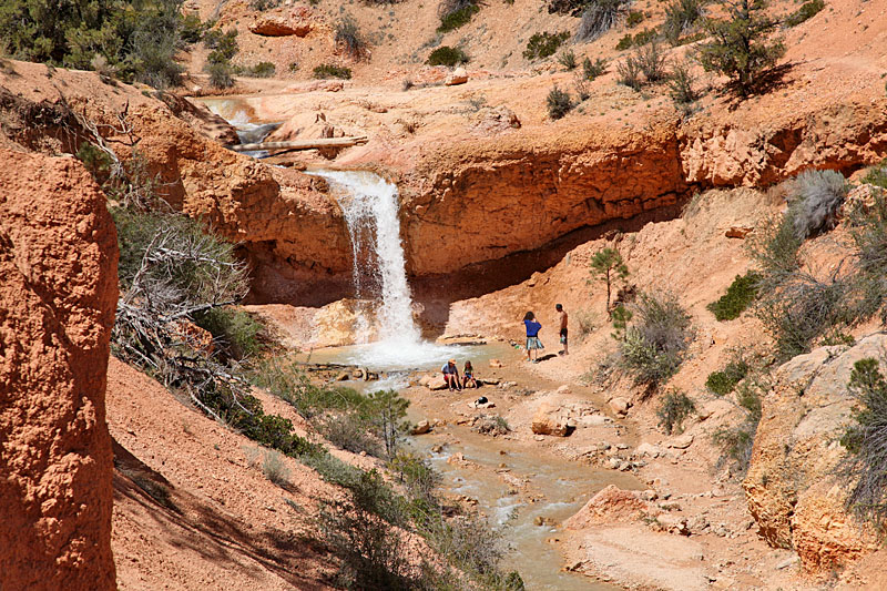 ... der tolle Wasserfall