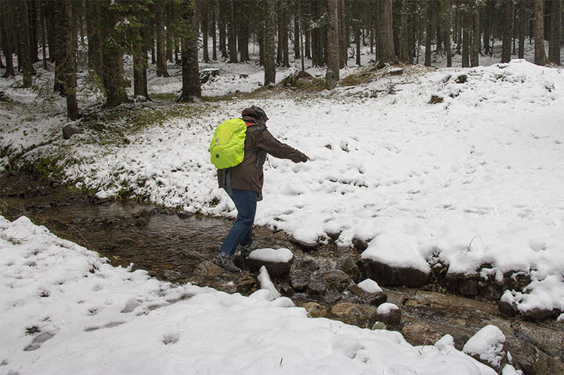 Überquerung eines reißenden Flusses ;-)
