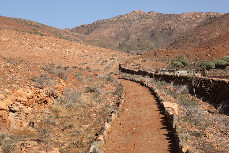 Das erste Stück Weg ist schön angelegt