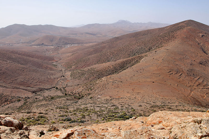 Dort unten ist der Rückweg zu sehen