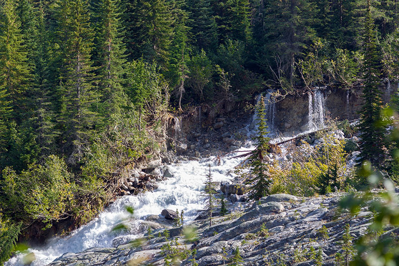 ... die Hänge hinab fließen