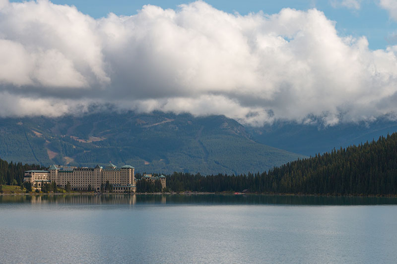 Blick zurück zum Hotel