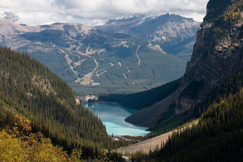 ... dann geht es weiter talwärts